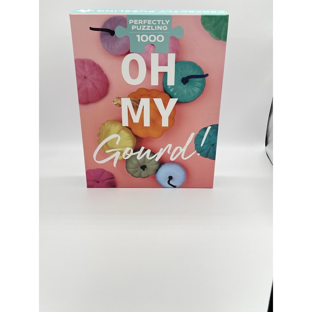 Talking Tables Oh My Gourd Pumpkin 1000-pcs‎ and Poster Sealed Jigsaw Puzzle NEW